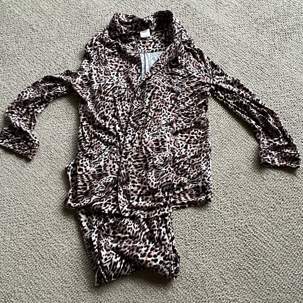Leopard Print Pajamas